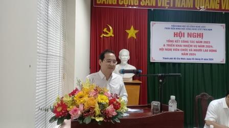 Hội nghị tổng kết công tác năm 2023 và triển khai nhiệm vụ năm 2024; Hội nghị viên chức và người lao động năm 2024 của Phân viện KHCN GTVT Phía Nam